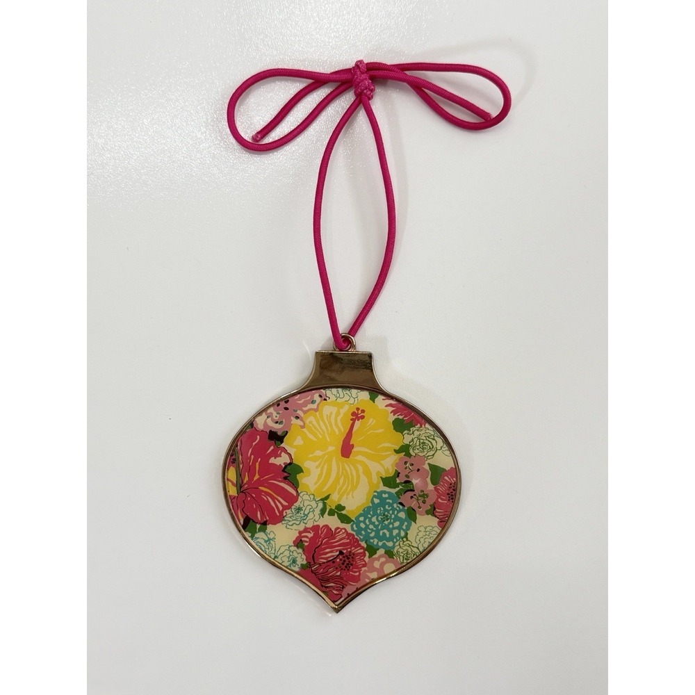 Lilly Pulitzer Heritage Floral Enamel Ornament GWP